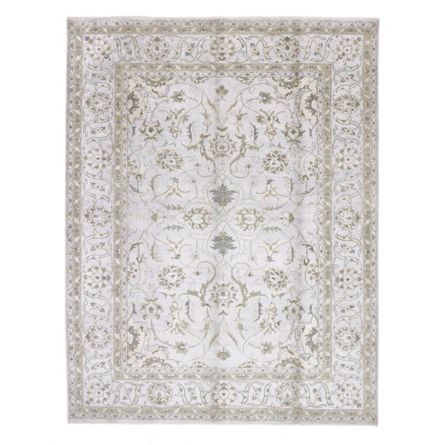 Neoclassic Modern Indian Silk Rug, 09’03 X 12’00 For Sale - Image 10 of 10