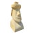 Large Vintage Glazed Ceramic Moai Easter Island Head Sculpture For Sale