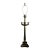 Antique Empire French Bronze Candelabra Lamp For Sale