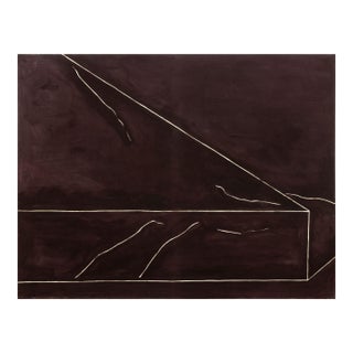 Jack Roth "Cornering at Giverny" Acrylic, 1980 For Sale