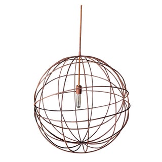 Industrial Sphere Light For Sale