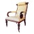 1990s Greystone Mahogany Reproduction English Library Chair For Sale