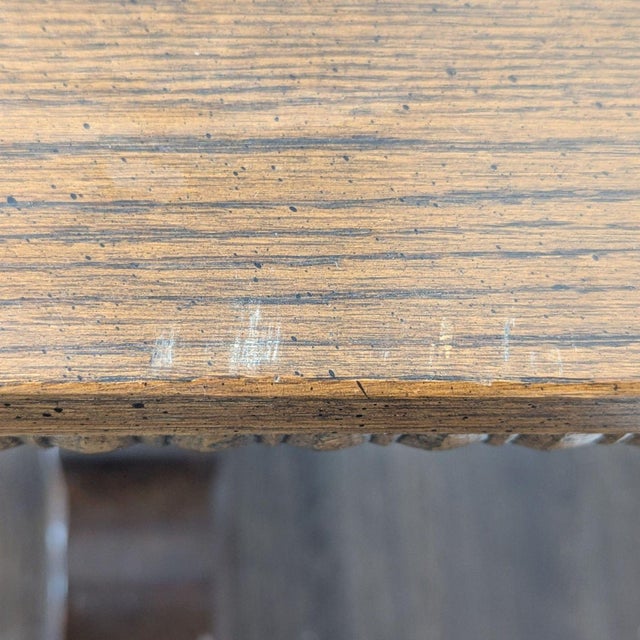 Brown Vintage Cushman Classics by General Interiors Dining Table For Sale - Image 8 of 10