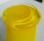 Circa 1990s Cased Yellow Glass Vase For Sale - Image 4 of 6