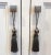 2020s Pair of Ash Gray and Stone Colored Beaded Key Tassels - H 4.75" For Sale - Image 5 of 12