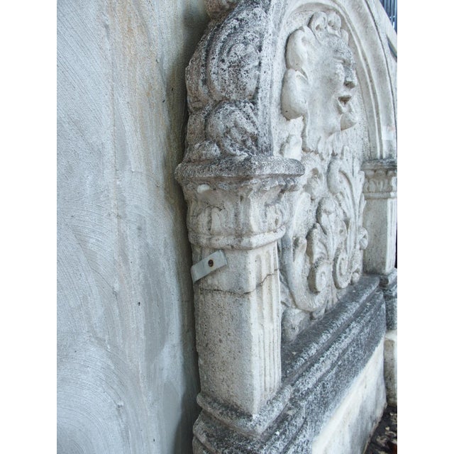 Voisins-Le-Bretonneux Cast Vintage Garden Wall Fountain From France, C. 1970s For Sale - Image 11 of 18