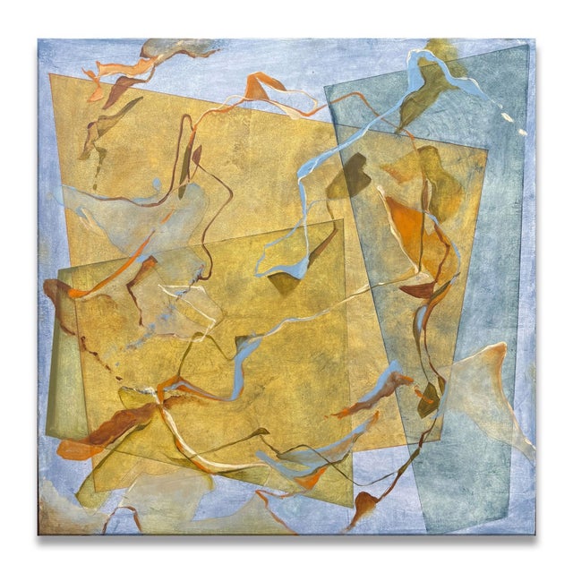 If This Were The Only Moment That You Have by Amy Hutcheson | Oil on wood cradle abstract composition For Sale