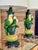 English Sculptural Parrot Table Lamps With New Linen Shades - a Pair For Sale - Image 3 of 12