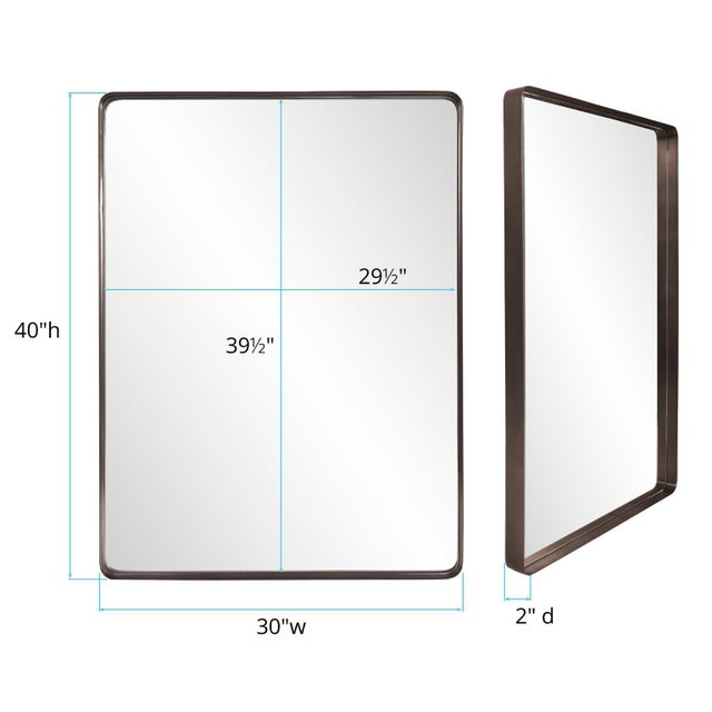 Steele Brass Mirror For Sale In Chicago - Image 6 of 8