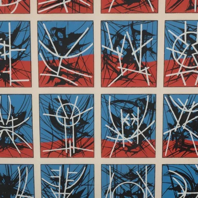 Mid-Century Modernist Screenprint by Jimmy Ernst Untitled For Sale - Image 9 of 11