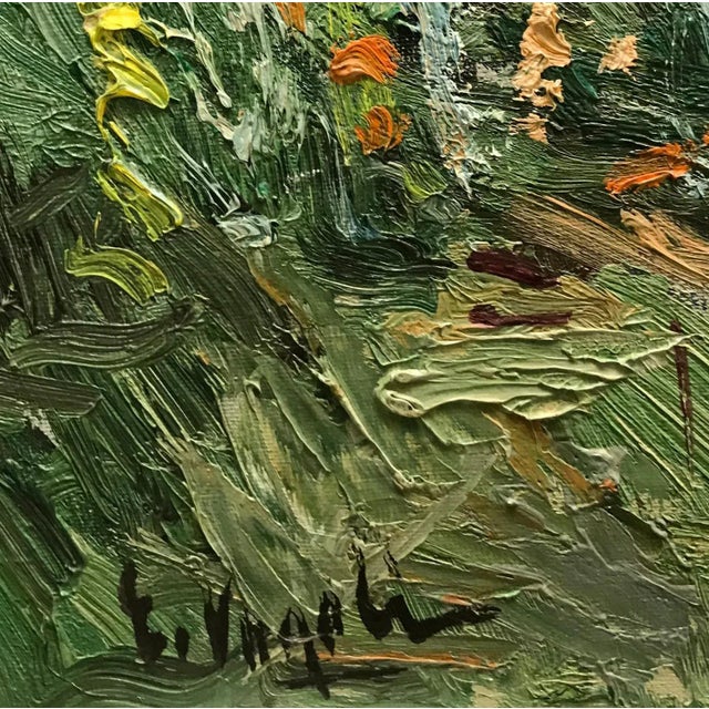 Rustic Ernest Voegeli, Family House, Oil on Canvas For Sale - Image 3 of 8