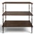 Animal Skin Mahogany and Leather 3-Tier Shelf with English-Style Columns For Sale - Image 7 of 7