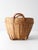 Wood Vintage French Country Style Woven Basket For Sale - Image 7 of 14