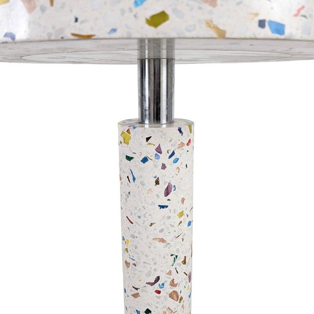 Terrazzo Kyoto Dining Table by Shiro Kuramata for Memphis Milano For Sale - Image 5 of 9