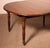 Superb early 19th-century solid walnut dining table with six legs, measuring 2.27 meters in length. The table and its...