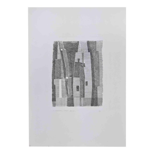 Giovanni Korompay, Venice, Etching, 1938 For Sale