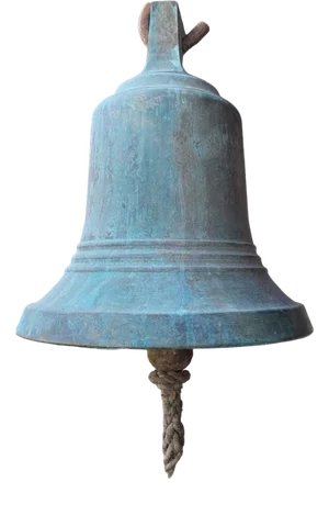 Antique French Bronze Bell with Clapper