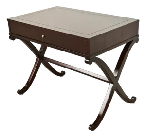 Barbara Barry for Baker Furniture Modern Regency Mahogany Side Table or Nightstand