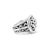 Modern Vintage John Hardy 925 Sterling Silver Basket Wide Weave Dome Band Ring, Size 5 For Sale - Image 3 of 8