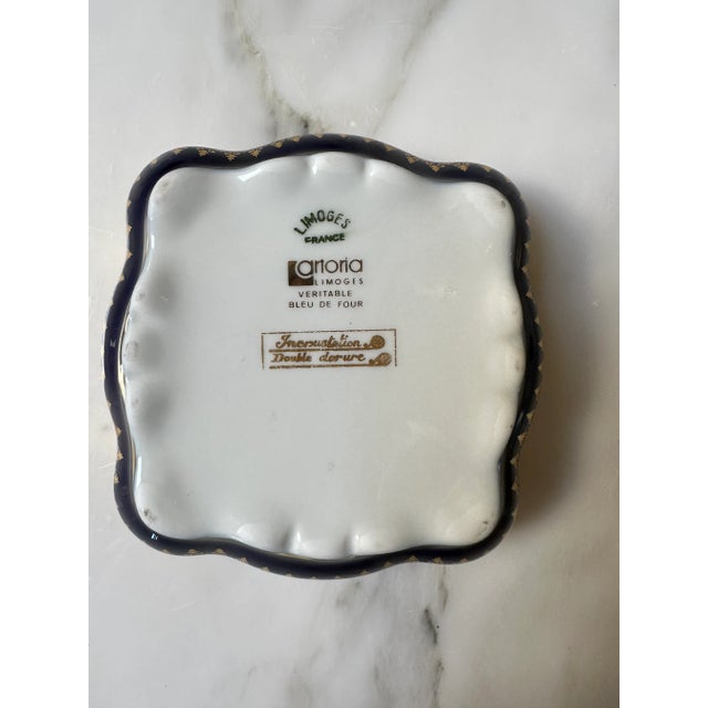 Vintage Fine China Box. Made in Limoges France by Artois.