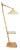 Mid-Century Wooden Floor Lamp attributed to Jan Vanek for Krasna Jizba, Former Czechoslovakia, 1950s For Sale