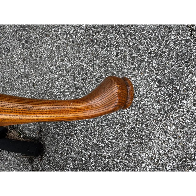 Queen Anne Late 19th Century Set of 4 Oak Queen Anne Style Dining Chairs For Sale - Image 3 of 7