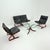 A Scandinavian design classic. This mid-century Kengu lounge chair was designed by Elsa and Nordahl Solheim for Rybo in...