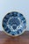 18th Century Dutch Delft Blue and White Peacock Plates, Set of 2 For Sale - Image 6 of 16