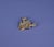 A handcrafted silver frog pendant with a clean, geometric design. This piece was made by a goldsmith and has a weight of...