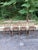 Vintage Hand-Painted Faux Bamboo Dining Chairs – Set of 4 For Sale In Atlanta - Image 6 of 7