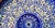 Mid 20th Century Floral Mandala Cobalt and Gold Plate For Sale - Image 5 of 10