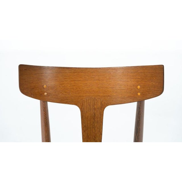 Mid-Century Modern Chairs in Wood and Fabric, Italy, 1960, Set of 6 For Sale - Image 9 of 18