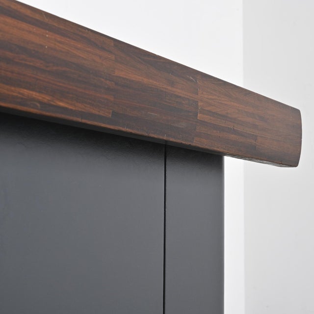 A unique piece, this large reception desk comes from the Kyoto International Conference Center, designed by Sachio Otani...