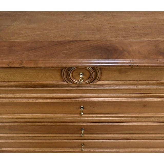 Wood Louis-Philippe Style Walnut Chest of Drawers, 1900s For Sale - Image 7 of 18