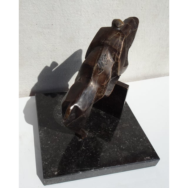 Boud Ceysens, Jumping Horse, 1980s, Bronze & Marble For Sale - Image 6 of 15