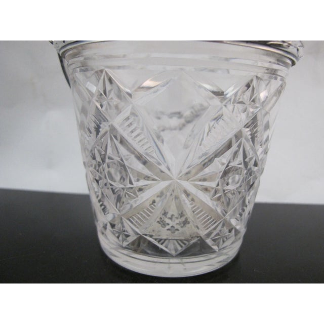 Gregoire & Cordonnier 19thc French Cut Glass & Sterling Silver Ice Bucket For Sale In Portland, OR - Image 6 of 13