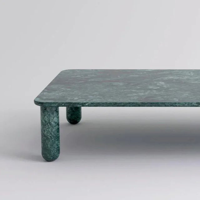 Contemporary Xlarge Green Marble Sunday Coffee Table by Jean-Baptiste Souletie For Sale - Image 3 of 10