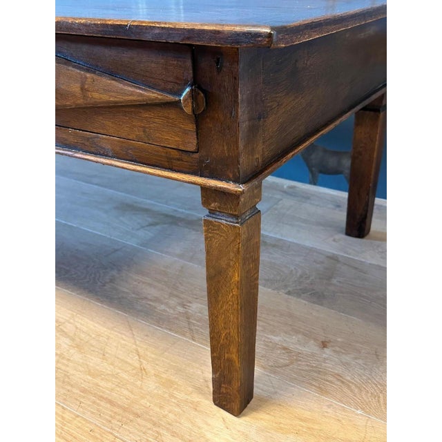 Antique Oak Coffee Table For Sale - Image 6 of 8