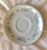 White Mid 20th Century Noritake Footed Cup & Saucer Pattern Platinum Rim For Sale - Image 8 of 9