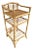 Restored 1950s Mid-Century Rattan & Wicker Three-Tier Book/Magazine Holder For Sale