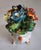 Capodimonte Capodimonte Style Mid- Century Floral Basket Centerpiece For Sale - Image 4 of 13