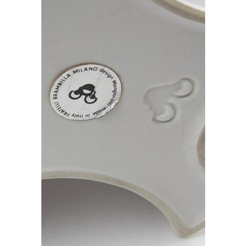 Ceramic Flower Vases by Angelo Mangiarotti for Brambilla, 1968, Set of 2 For Sale - Image 8 of 9