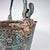 Late 19th Century Antique Copper Bucket Lion Mounts Indian Kashmir Mughal Warrior Horses Verdigris For Sale - Image 5 of 9