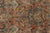 1920s Antique Kerman Lavar Orange-Brown and Blue Wool Persian Floral Rug For Sale - Image 5 of 9