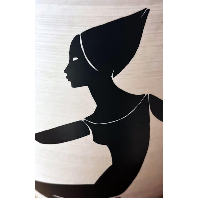 Mid 20th Century Sèvres Paul Milet Modernist French Cachepot in Hand-Painted Stoneware For Sale - Image 12 of 18