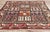 Red Vintage Persian Lori Checkerboard Rug - 04'10 X 06'03 For Sale - Image 8 of 9