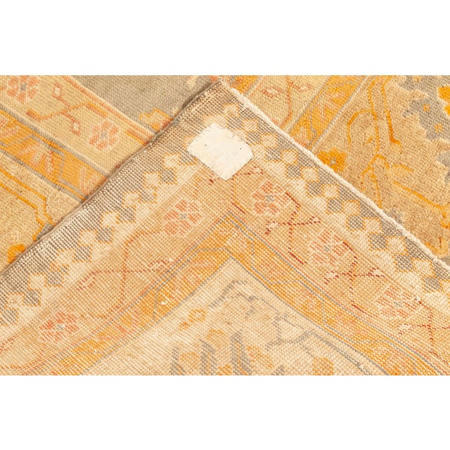 1930s Turkish Oushak Rug For Sale In New York - Image 6 of 6