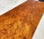 Brown Harvey Probber MCM Burl Dining Conference Table 2 Leaves For Sale - Image 8 of 11
