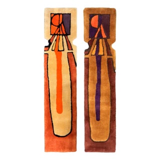 Vintage Tapestries by Ewald Kröner, 1960s, Set of 2 For Sale