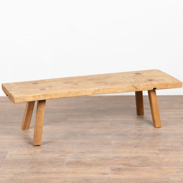 Rustic 20th Century Narrow Coffee Table or Bench For Sale - Image 11 of 11